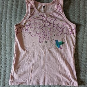 Tea Collection Pink Floral Tank Top
